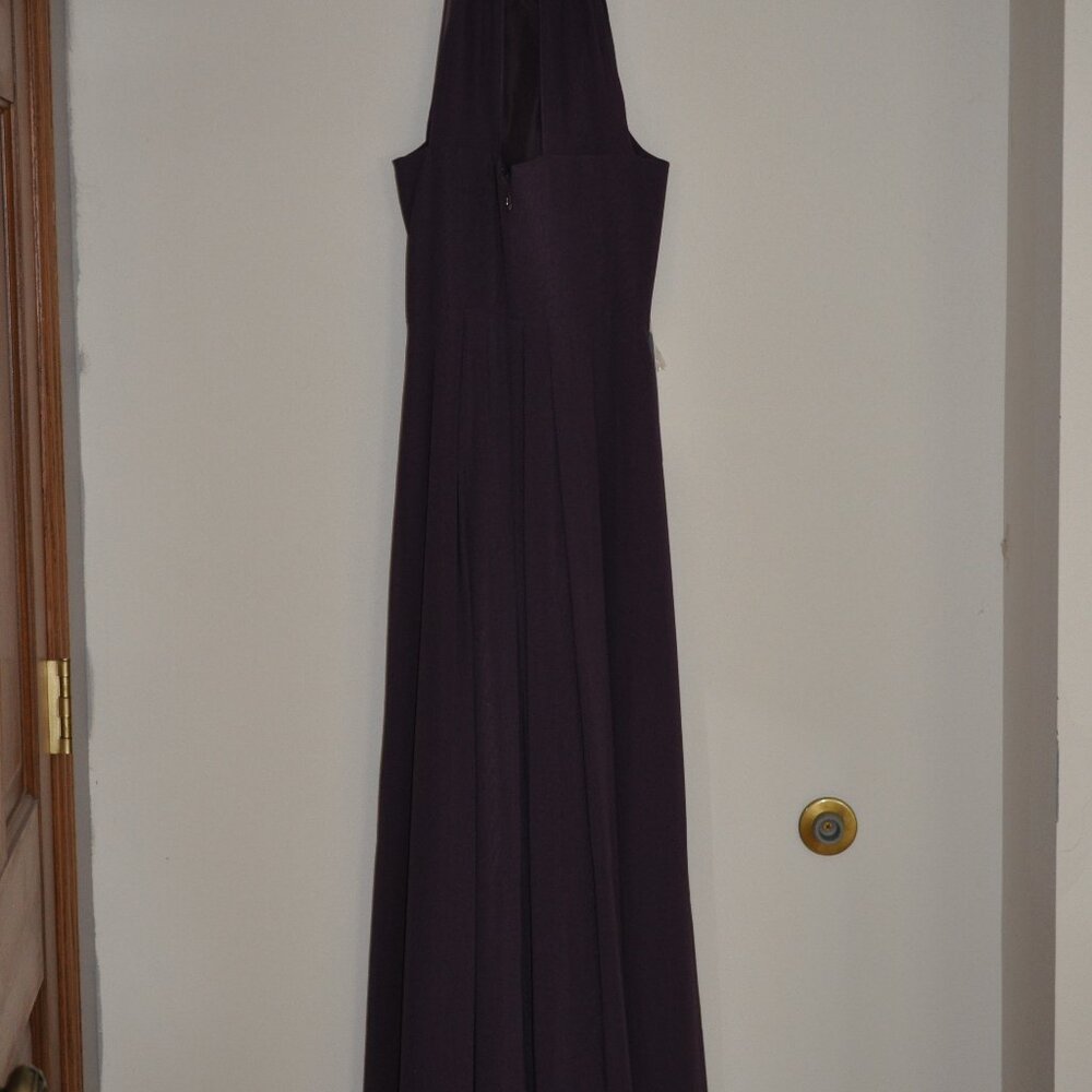 Azazie Plum Ginger size 8 brides maids dress new with tags